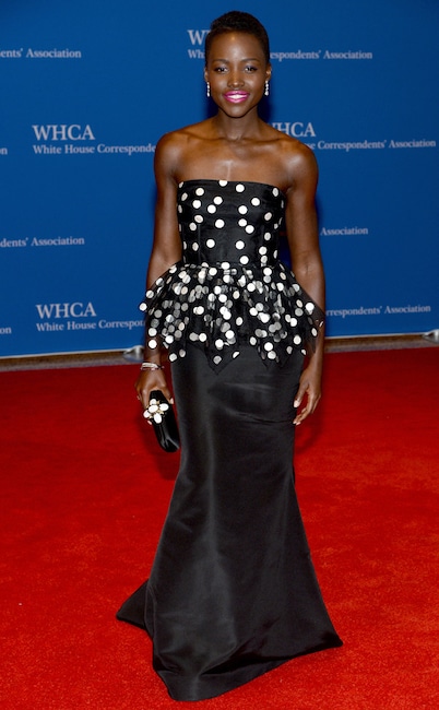 Lupita Nyong'o, White House Correspondents Dinner, Oscar de la Renta